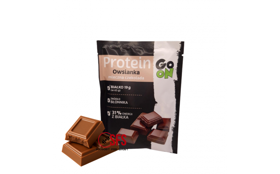 Protein Owsanka Chocolate — 65 г, білковий сніданок GoOn Protein Owsanka Chocolate 65 г — білкова каша з молочним шо