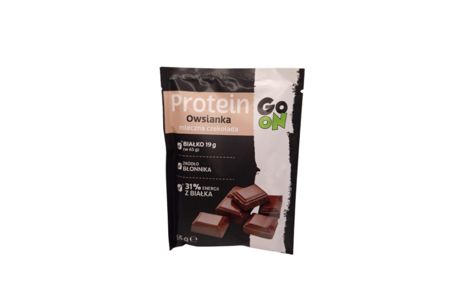 Protein Owsanka Chocolate — 65 г, білковий сніданок GoOn Protein Owsanka Chocolate 65 г — білкова каша з молочним шо
