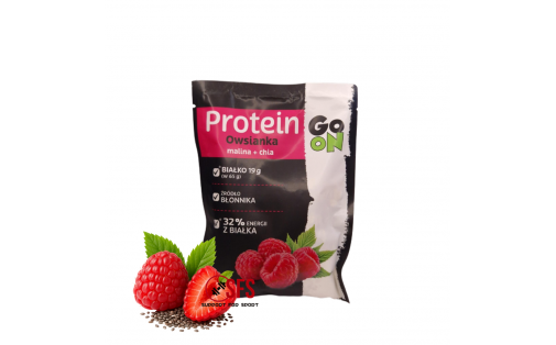 GoOn Protein Owsanka Raspberry & Chia 65 г — малинова вівсян