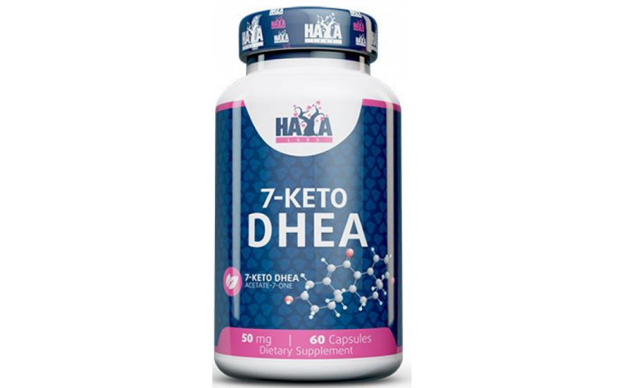 Haya Labs 7‑Keto DHEA 50 мг – 60 капсул, метаболізм і контроль в