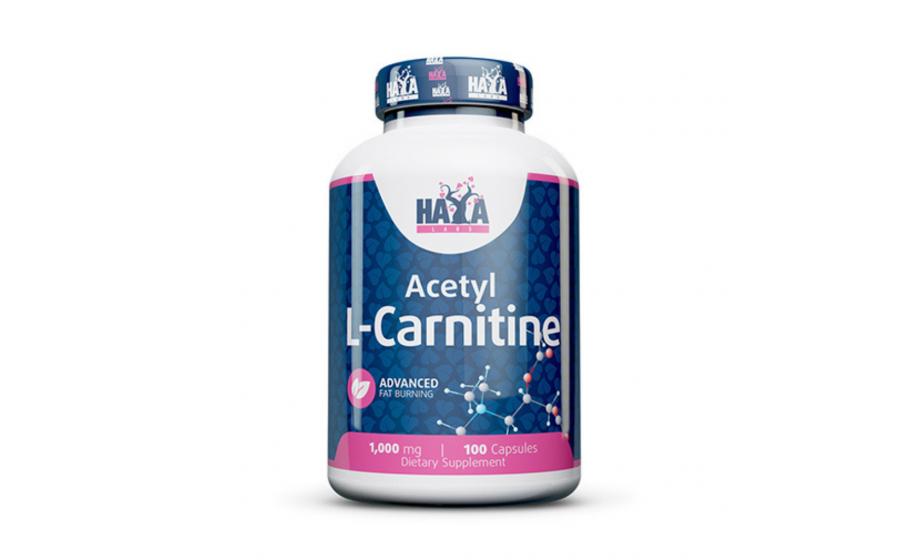 Acetyl L‑Carnitine 1000 мг — жироспалювач і ноотроп Haya Labs Acetyl L‑Carnitine 1000 мг — капсули для енергії та ме