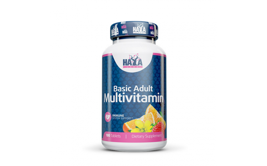 Haya Labs Basic Adult Multivitamin — комплекс здоров’я та енергі Haya Labs Basic Adult Multivitamin — 100 таблеток мультивітаміні