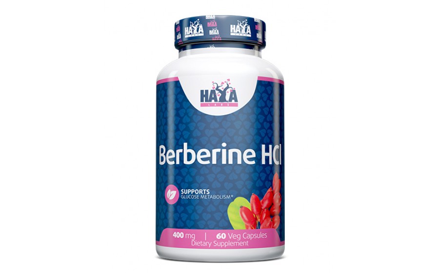 Купити Haya Labs Berberine HCL 400 мг – 60 капсул, оригінал, Укр Haya Labs Berberine HCL 400 мг – 60 веган капсул, контроль цукру
