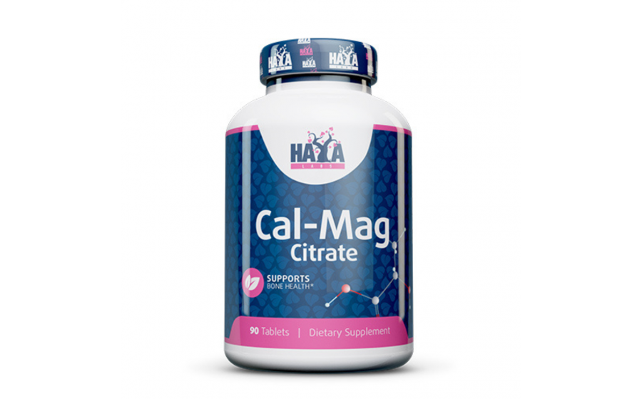 Haya Labs Calcium Magnesium Citrate — 90 таблеток для підтримки 