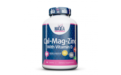 Haya Labs Calcium Magnesium & Zinc + D‑3 — комплекс для кіст