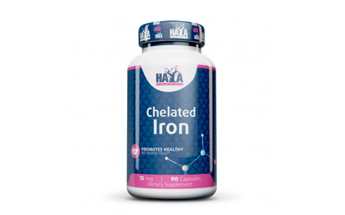 Haya Labs Chelated Iron 15 мг — 90 вегекапсул для імунітету