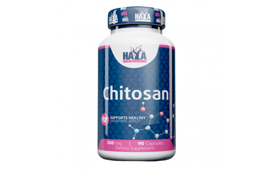 Haya Labs Chitosan 500 mg – капсулы, 90 штук, жиросжигатель, без