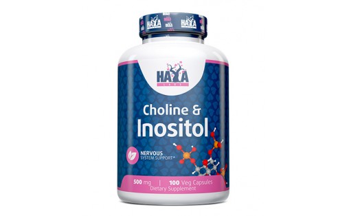 Haya Labs Choline & Inositol 500 mg – упаковка 100 веган кап