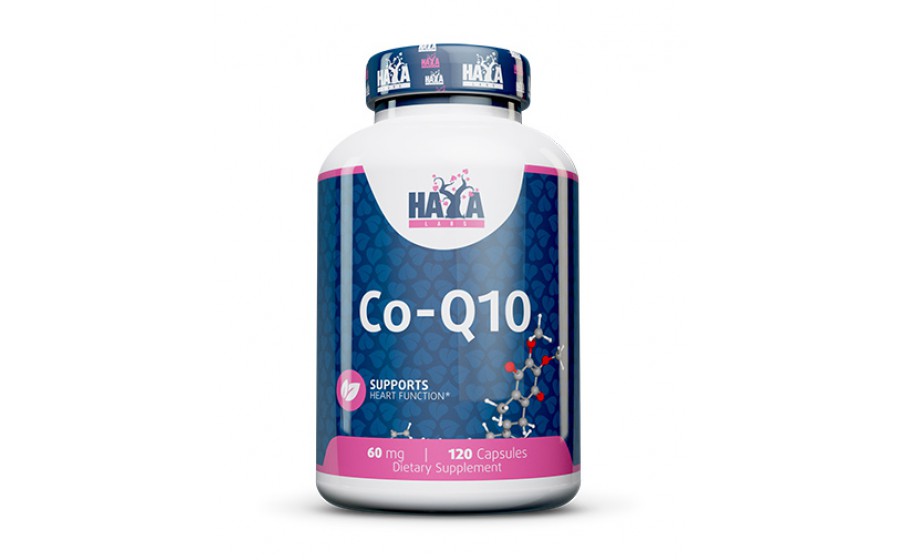 Haya Labs Co‑Q10 60 мг – 120 капсул, антиоксидант і енергетична 