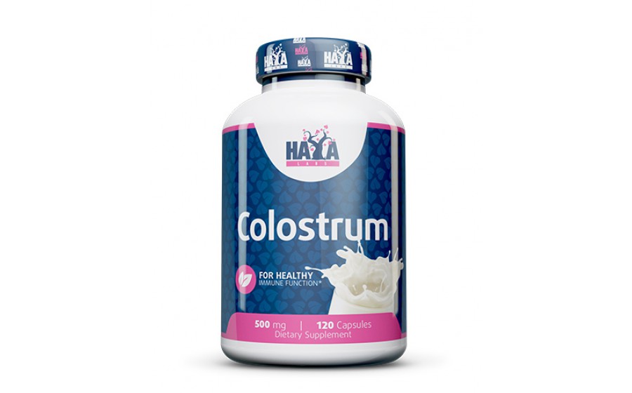 Купити Haya Labs Colostrum 500 мг – 120 капсул, оригінал, Україн Haya Labs Colostrum 500 мг – 120 капсул, імунітет та відновлення