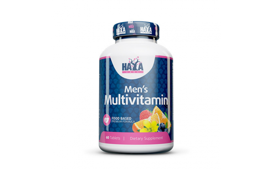 Haya Labs Food Based Men’s Multi — 60 таблеток мультивітамінів д Haya Labs Food Based Men’s Multi — мультивітамінний комплекс для