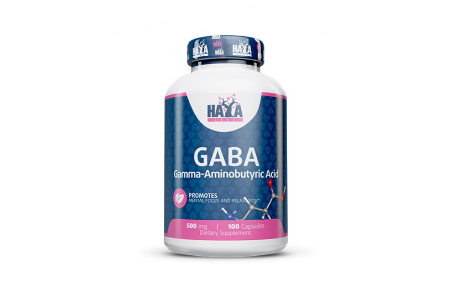 Купити Haya Labs GABA 500 мг – 100 капсул, оригінал, Україна Haya Labs GABA 500 мг – 100 капсул, підтримка сну, стрес та відн