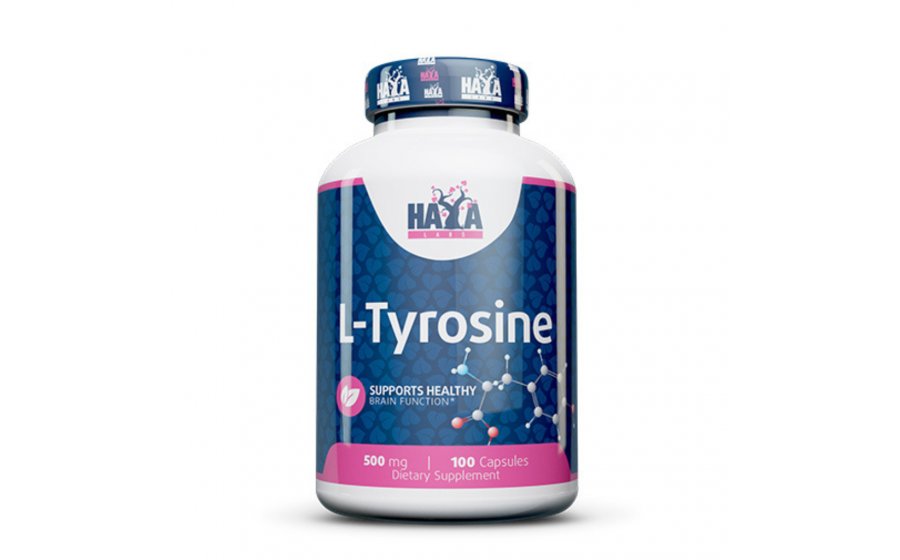 Haya Labs L‑Tyrosine 500 мг — добавка для концентрації Haya Labs L‑Tyrosine 500 мг — 100 капсул фокус і настрій