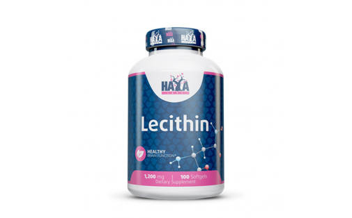 Haya Labs Lecithin 1 200 мг — 100 softgels підтримка здоров’я