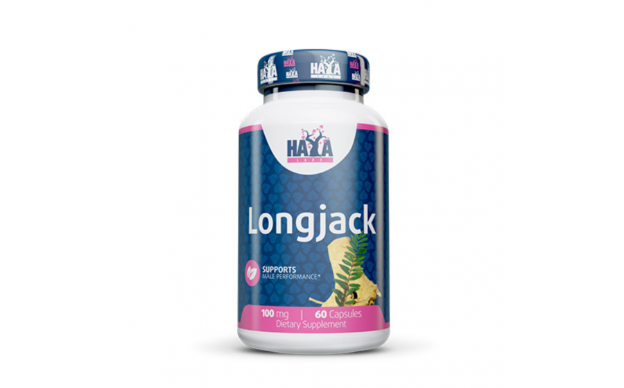 Haya Labs LongJack 100 mg – 60 капсул, тестостерон, енергія, нат