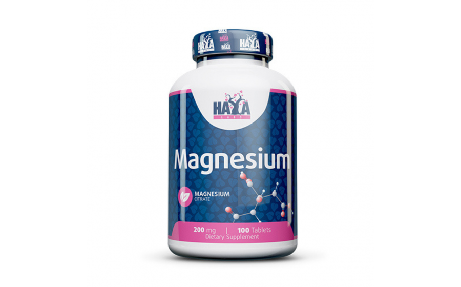 Haya Labs Magnesium Citrate 200 мг — 100 таблеток для нервової с