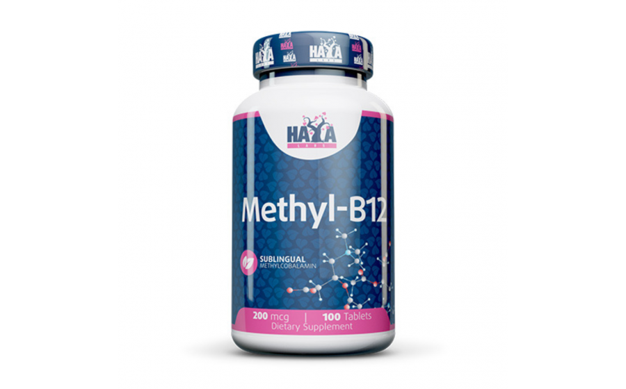 Haya Labs Methyl B‑12 200 мкг — активний B12 для енергії Haya Labs Methyl B‑12 200 мкг — активний B12, 100 таблеток