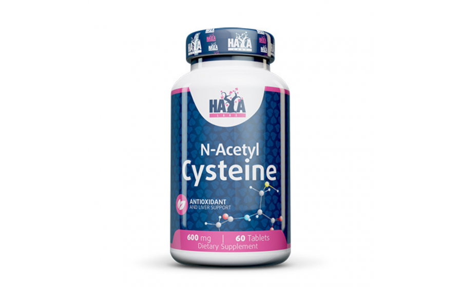 Haya Labs NAC 600 мг — таблетка для імунітету Haya Labs N‑Acetyl L‑Cysteine 600 мг — 60 таблеток антиоксидант