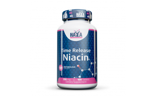 Haya Labs Niacin Time Release 250 мг — 100 таблеток підтримка се
