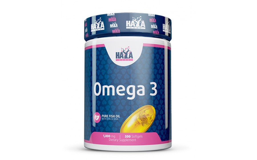 Haya Labs Omega 3 1000 мг – 500 софтгелів, підтримка серця та ім