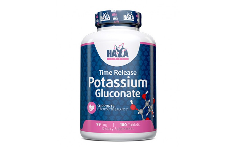 Купити Haya Labs Potassium Gluconate 99 мг – 100 таблеток, оригі Haya Labs Potassium Gluconate 99 мг – 100 таблеток, підтримка м’