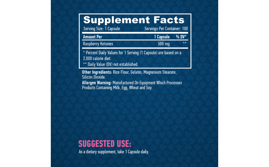 Haya Labs Raspberry Ketones 500 мг — капсули для контролю ваги