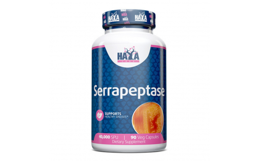 Haya Labs Serrapeptase 40000 SPU – 90 капсул