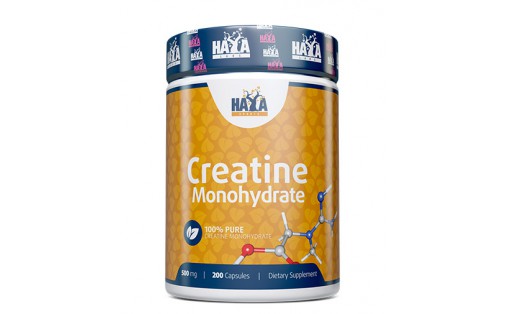 Haya Labs Sports Creatine Monohydrate 500 мг – 200 капсул, підтр