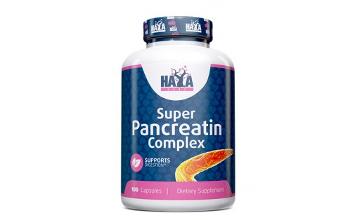 Haya Labs Super Pancreatin Enzymes — 100 капсул, ферментний комп
