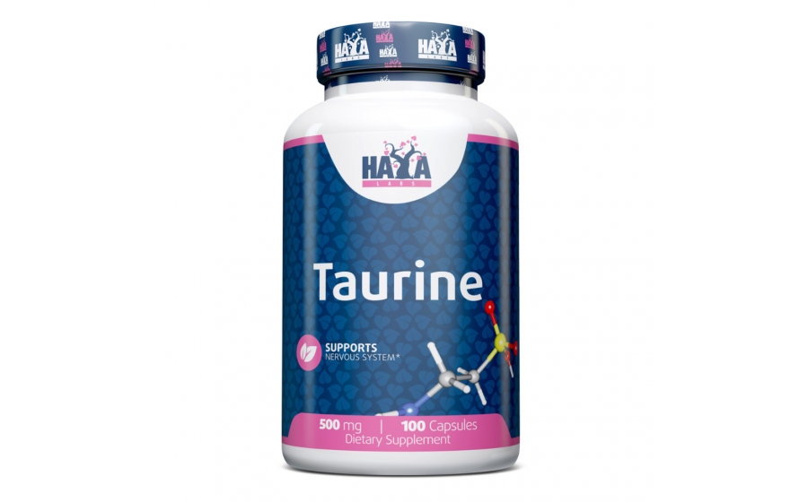 Haya Labs Taurine 500 мг — чистий таурин 100 капсул Haya Labs Taurine 500 мг — 100 капсул енергія та антиоксидант