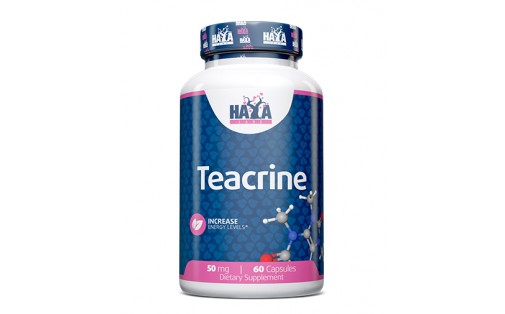 Haya Labs Teacrine 50 мг – 60 капсул, прироста енергії і фокуса 