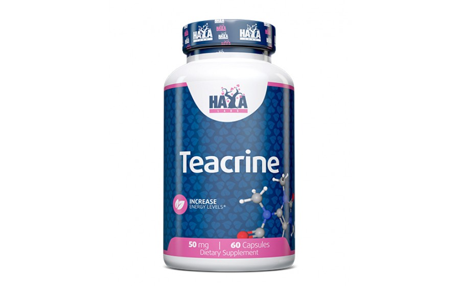 Купити Haya Labs Teacrine 50 мг – 60 капсул, оригінал, Україна Haya Labs Teacrine 50 мг – 60 капсул, прироста енергії і фокуса