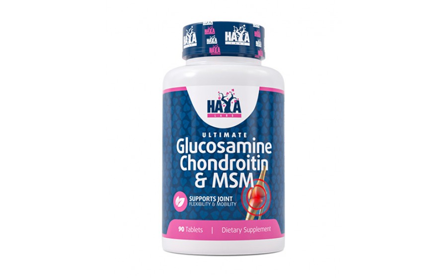 Купити Haya Labs Ultimate Glucosamine Chondroitin & MSM 90 т Haya Labs Ultimate Glucosamine Chondroitin & MSM 90 таб — пі