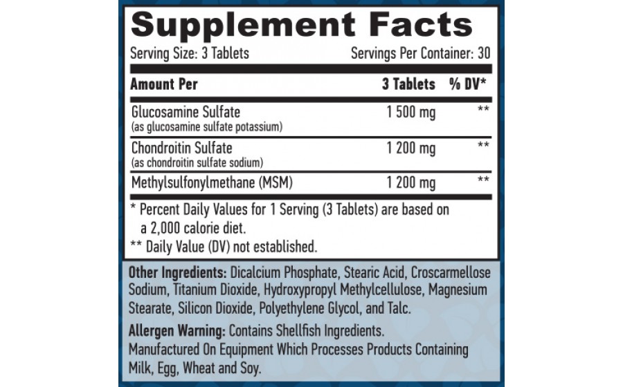Купити Haya Labs Ultimate Glucosamine Chondroitin & MSM 90 т Haya Labs Ultimate Glucosamine Chondroitin & MSM 90 таб — пі