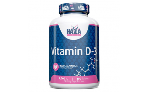 Haya Labs Vitamin D‑3 4000 IU — 100 таблеток для кісток та імуні