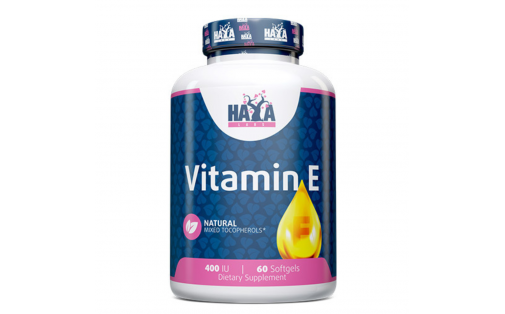 Haya Labs Vitamin E Mixed Tocopherols 400 IU — 60 капсул антиокс