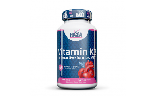 Haya Labs Vitamin K2 MK‑7 100 мкг — 60 капсул для кісток та серц