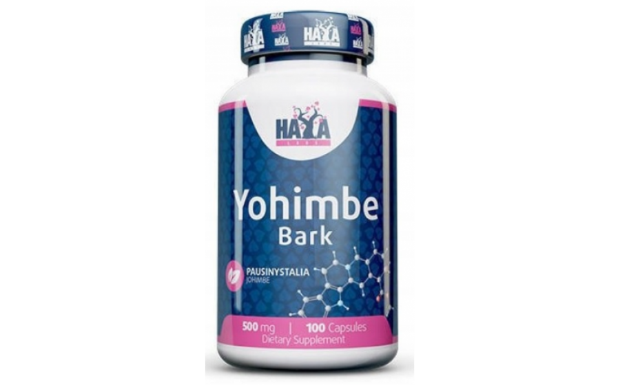 Haya Labs Yohimbe Bark 500 мг – 100 капсул, стимуляція лібідо, е