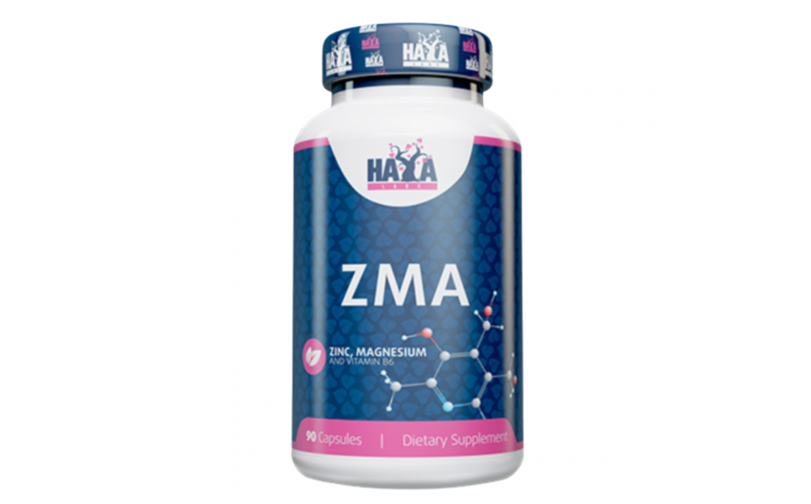 Haya Labs ZMA — патентований комплекс ZMA, 90 капсул Haya Labs ZMA — 90 капсул комплекс сили та відновлення