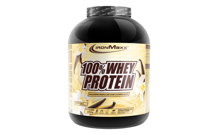IronMaxx 100% Whey Protein – французька ваніль, 2350 г