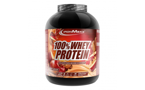 IronMaxx 100% Whey Protein – яблуко-кориця, 2350 г