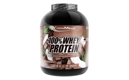 IronMaxx 100% Whey Protein – шоколад-кокос, 2350 г