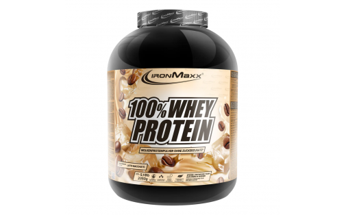 IronMaxx 100% Whey Protein – латте макиато, 2350 г