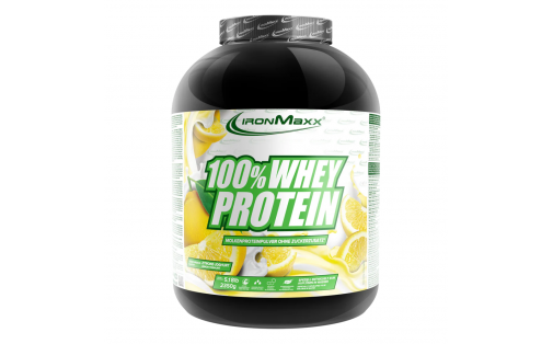 IronMaxx 100% Whey Protein – лимон-йогурт, 2350 г