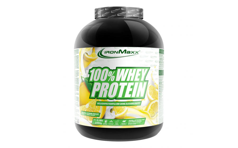 IronMaxx 100% Whey Protein – 2350 г, лимон-йогурт IronMaxx 100% Whey Protein – лимон-йогурт, 2350 г