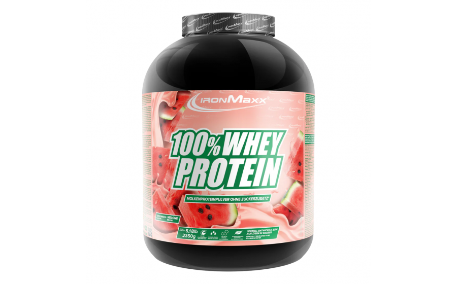 IronMaxx 100% Whey Protein – 2350 г, диня IronMaxx 100% Whey Protein – диня, 2350 г