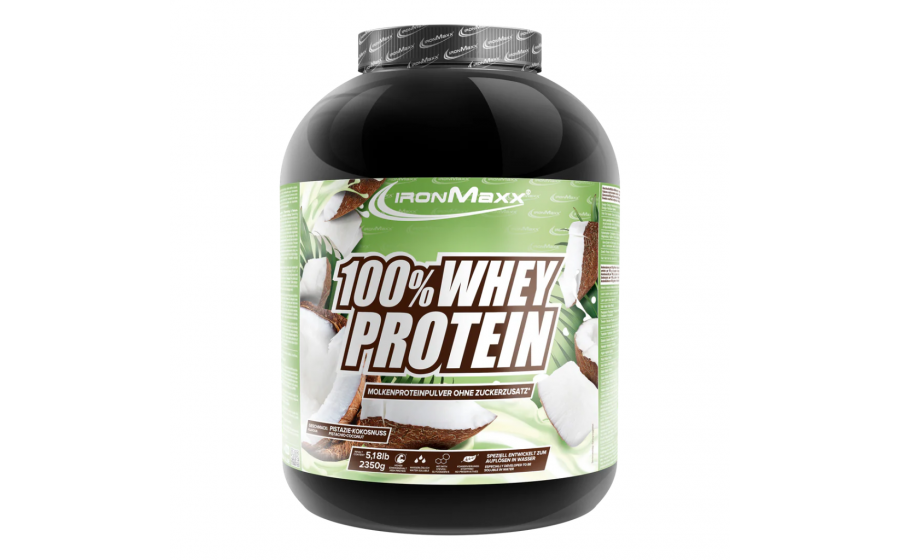 IronMaxx 100% Whey Protein – 2350 г, фісташка-кокос IronMaxx 100% Whey Protein – фісташка-кокос, 2350 г
