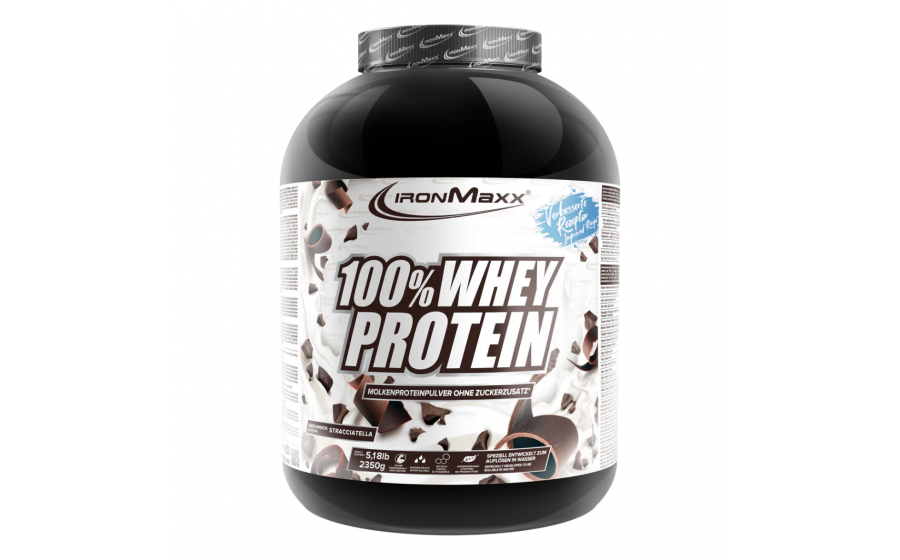 IronMaxx 100% Whey Protein – печиво та крем, 2350 г