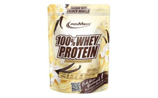 IronMaxx 100% Whey Protein 500 г – French Vanilla (Французька Ва