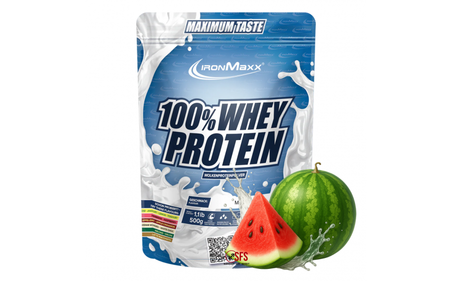 IronMaxx Whey Protein Диня 500 г IronMaxx 100% Whey Protein 500 г – Диня, спортивне харчування, п